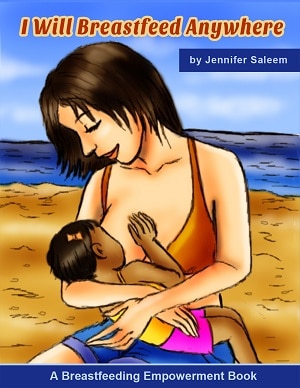 I Will Breastfeed Anywhere Flat Book Cover