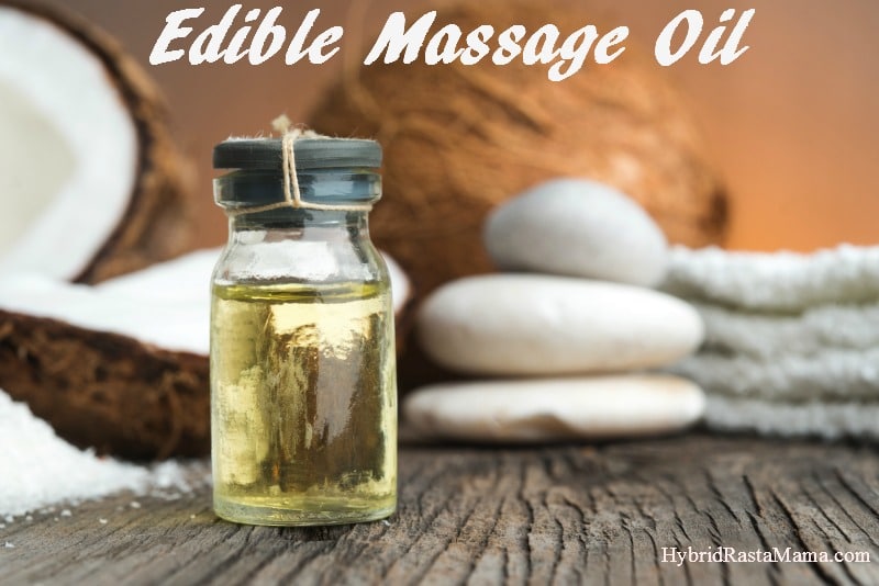 Who doesn't love a great massage? Why not spice things up and surprise your partner by making and using this super simple edible massage oil. Smiles abound from HybridRastaMama.com.