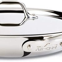 All-Clad 12 inch Stainless Steel Fry Pan with Lid