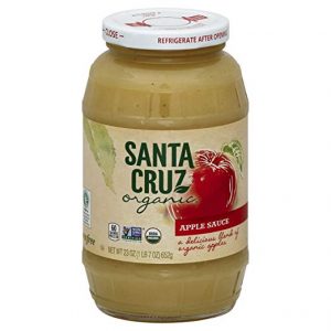 Jar of Santa Cruz Applesauce to use as an egg replacer