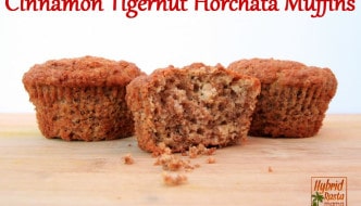 These nourishing, yet simple Cinnamon Tigernut Horchata Muffins muffins will delight taste buds of all types. Allergen free and still delicious, your entire family will be begging for more! Brought to you by HybridRastaMama.com