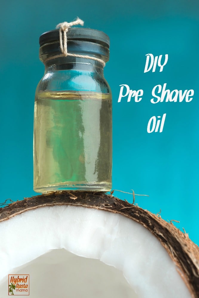 DIY PreShave Oil + Coconut Oil Aftershave Lotion Hybrid Rasta Mama