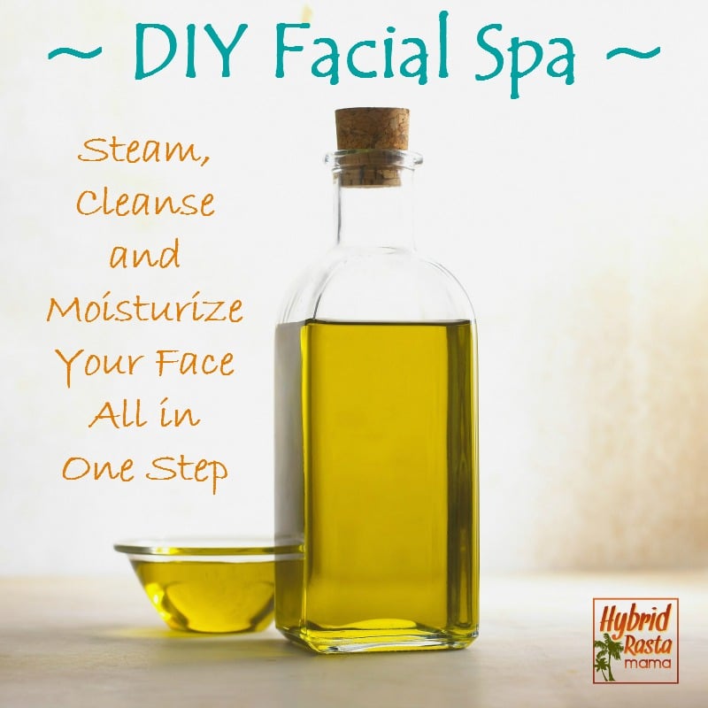 Did you know that the oil cleansing method is like a DIY Facial Spa? Yep ~ steam, cleanse and moisturize your face all in one step! Learn more from HybridRastaMama.com.