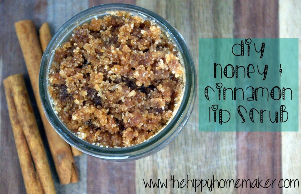 Looking for an easy to make lip scrub with ingredients you likely already have? Try this fabulous DIY honey and cinnamon lip scrub. It is delicious! From HybridRastaMama.com.