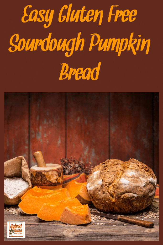 Gluten Free Sourdough Pumpkin Bread (Oven Baked or Bread Machine