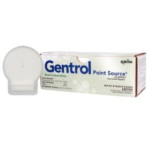 Gentrol Insect Growth Regulator next to a box with 12 discs