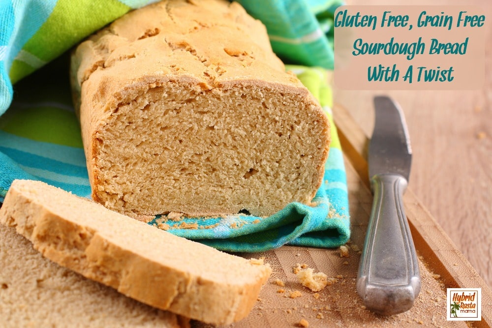 This Gluten Free, Grain Free Sourdough Bread With A Twist is perfect for sourdough lovers with food allergies. Soft middle, crunchy crust...sourdough dream.