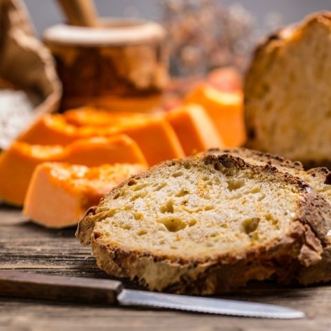Looking for a delicious and easy to make gluten free sourdough pumpkin bread recipe? How about two? One for the oven and the other for a bread machine. Egg free, dairy free, and allergen friendly.