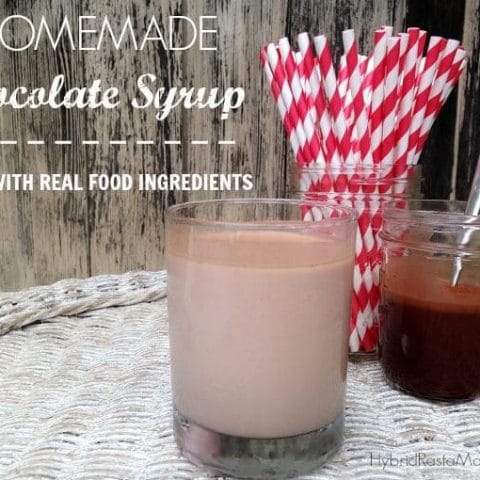 Homemade Real Food Chocolate Syrup Recipe For The Kid In All Of Us from HybridRastaMama.com
