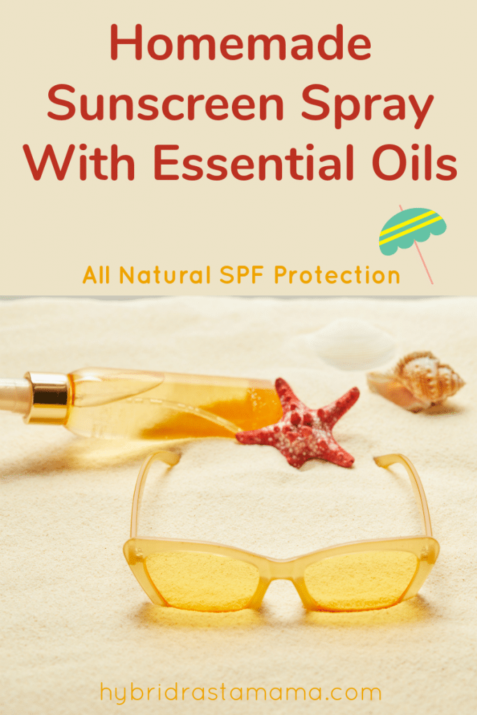 Natural Sunscreen With Essential Oils Hybrid Rasta Mama