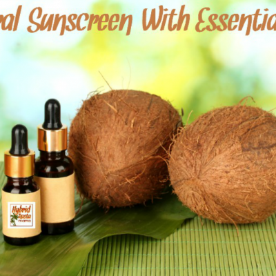 Natural Sunscreen With Essential Oils