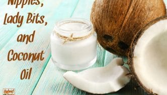 Do you have cracked and bleeding breastfeeding nipples? Post baby vaginal dryness? Learn how coconut oil saves the day and grab this love potion recipe too! From HybridRastaMama.com