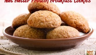 Simple, protein rich cookies that make a nourishing, wholesome breakfast on the go! These nut butter protein breakfast cookies are easy to make and very satisfying. From HybridRastaMama.com