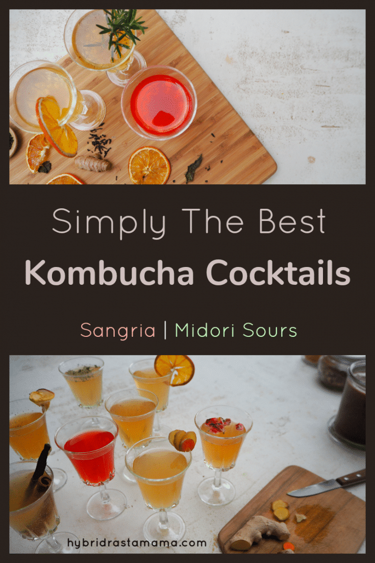 Kombucha Cocktails Good For Your Gut! Hybrid Rasta Mama