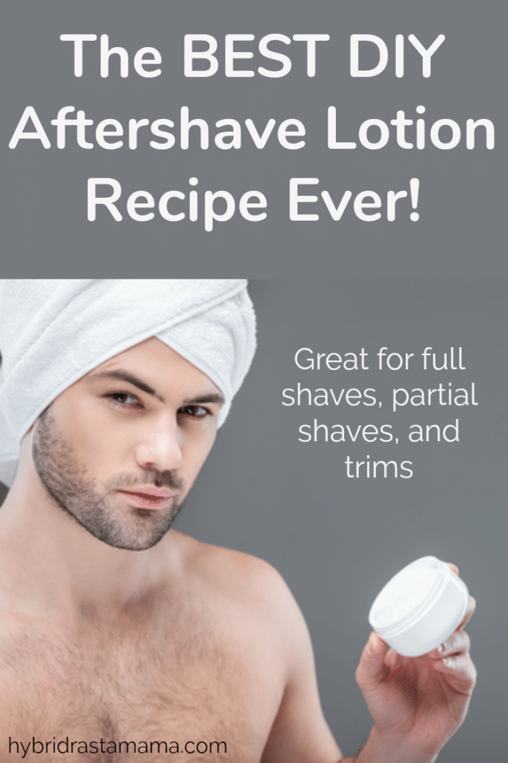 DIY PreShave Oil + Coconut Oil Aftershave Lotion Hybrid Rasta Mama