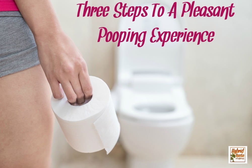 Pleasant Pooping Experience - woman takes toilet paper to the bathroom
