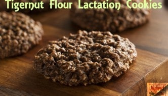 These gluten free, dairy free, egg free, nut free, soy free lactation cookies are the nourishing and delicious answer to low milk supply. Made without junky ingredients, you don't have to feel guilty about eating all the cookies needed to boost that milk production! From HybridRastaMama.com