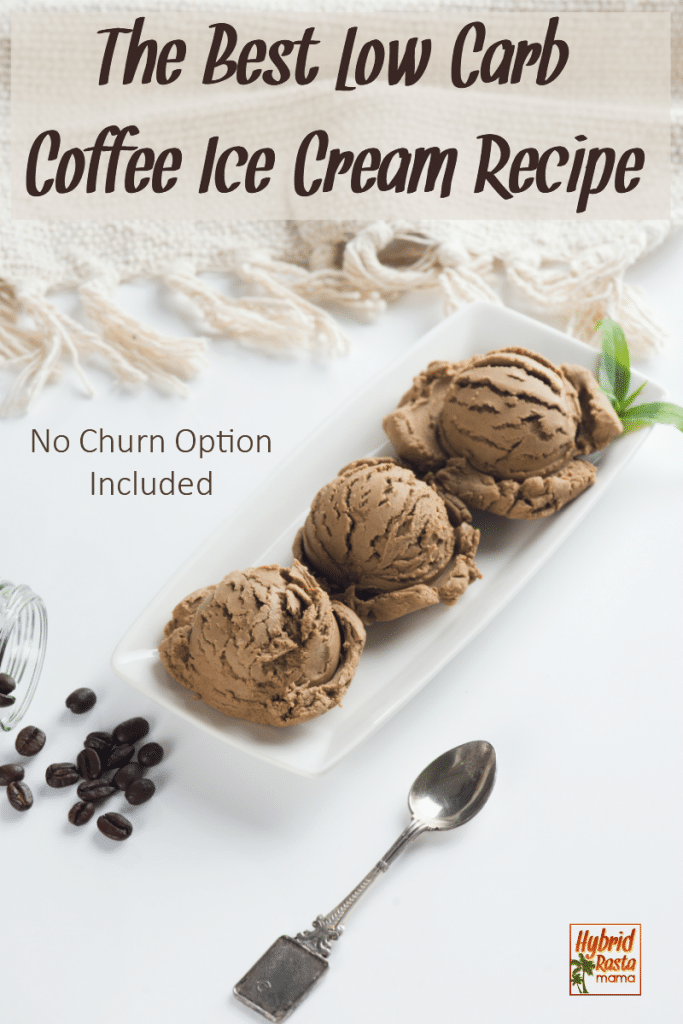Easy Low Carb Coffee Ice Cream Hybrid Rasta Mama